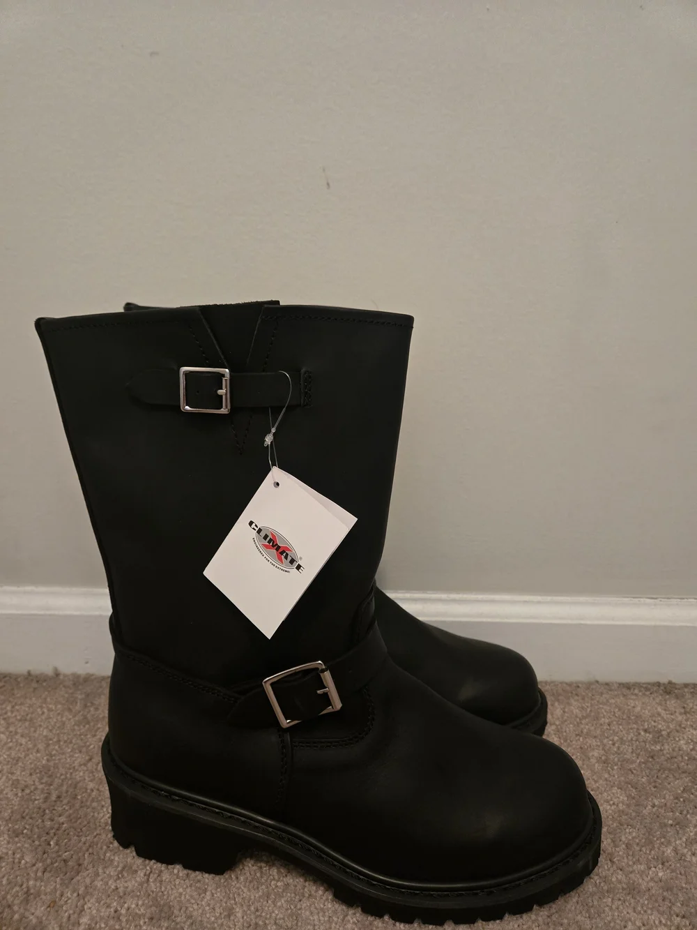 Men's Climatex Motorcycle Boot, Size 9